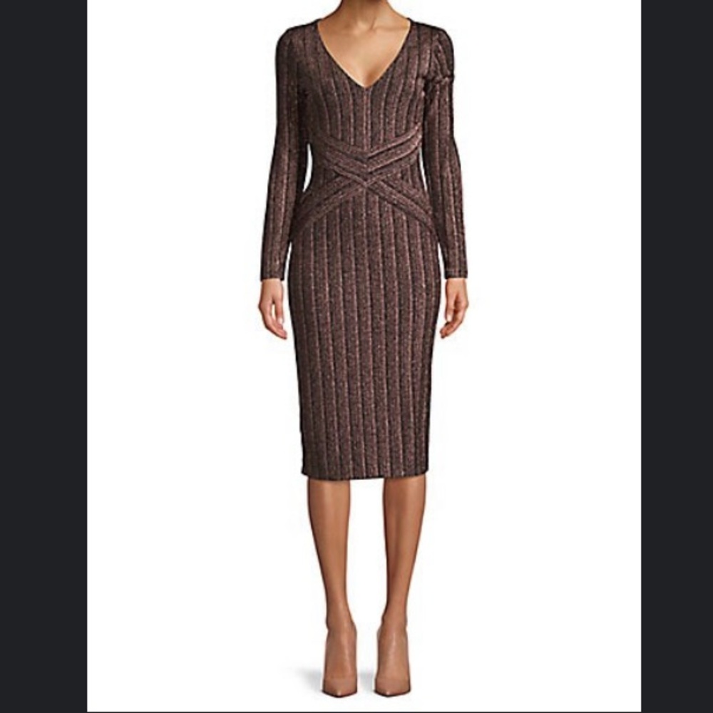 Rachel Roy Ribbed Sheath Dress